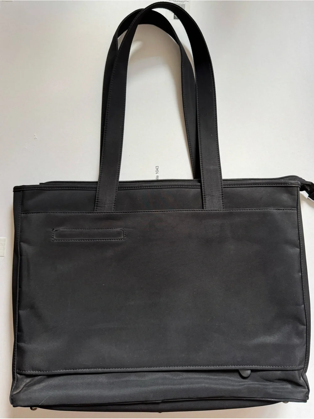 Brookstone Black Nylon Tote Bag